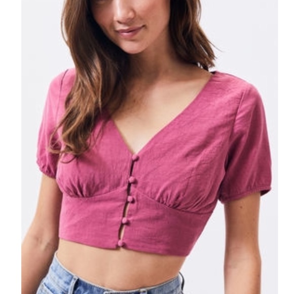 Pacsun pink shirt Clearance